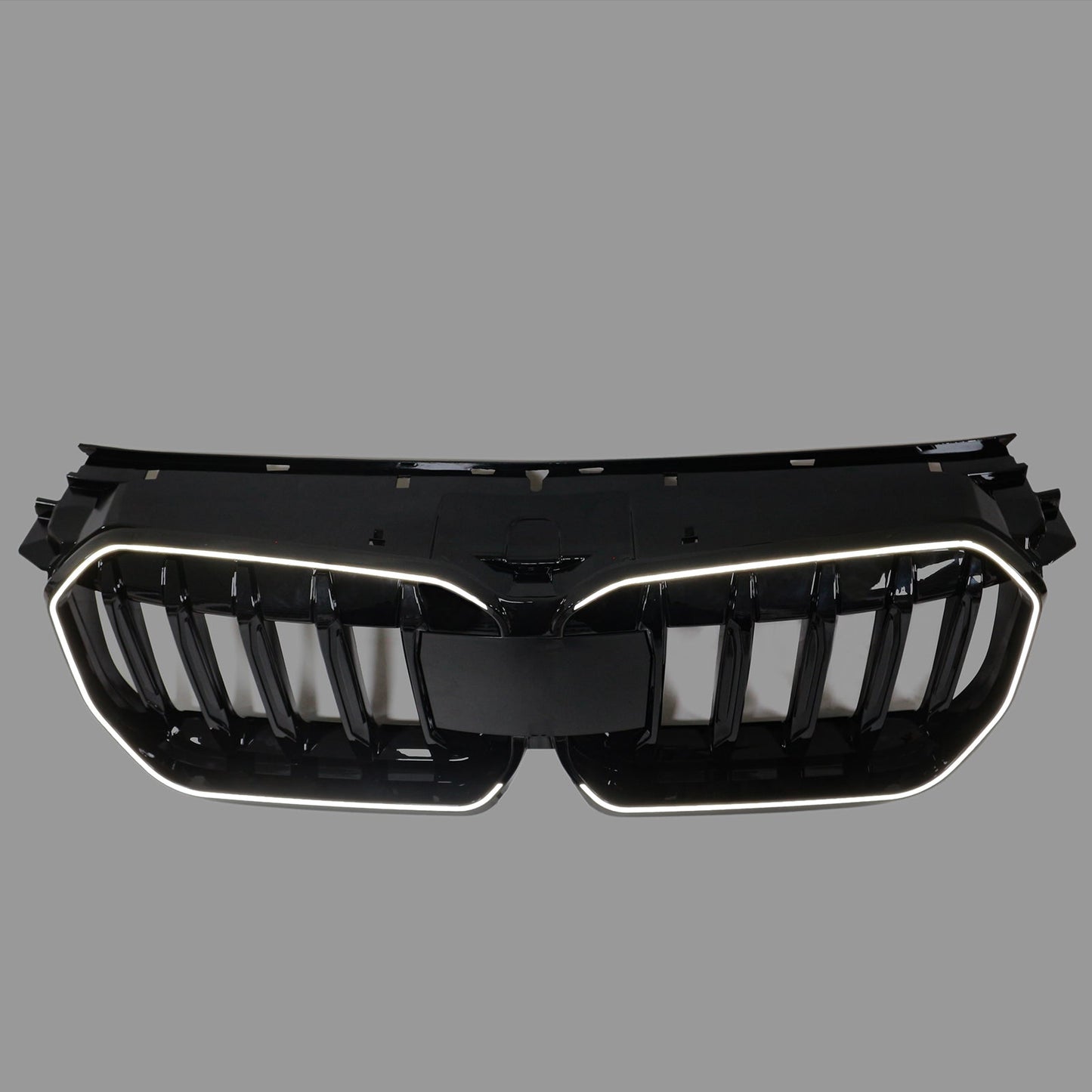 2023-2024 BMW X1 U11 U12 Gloss Black Front Bumper Kidney Grille — Large Set