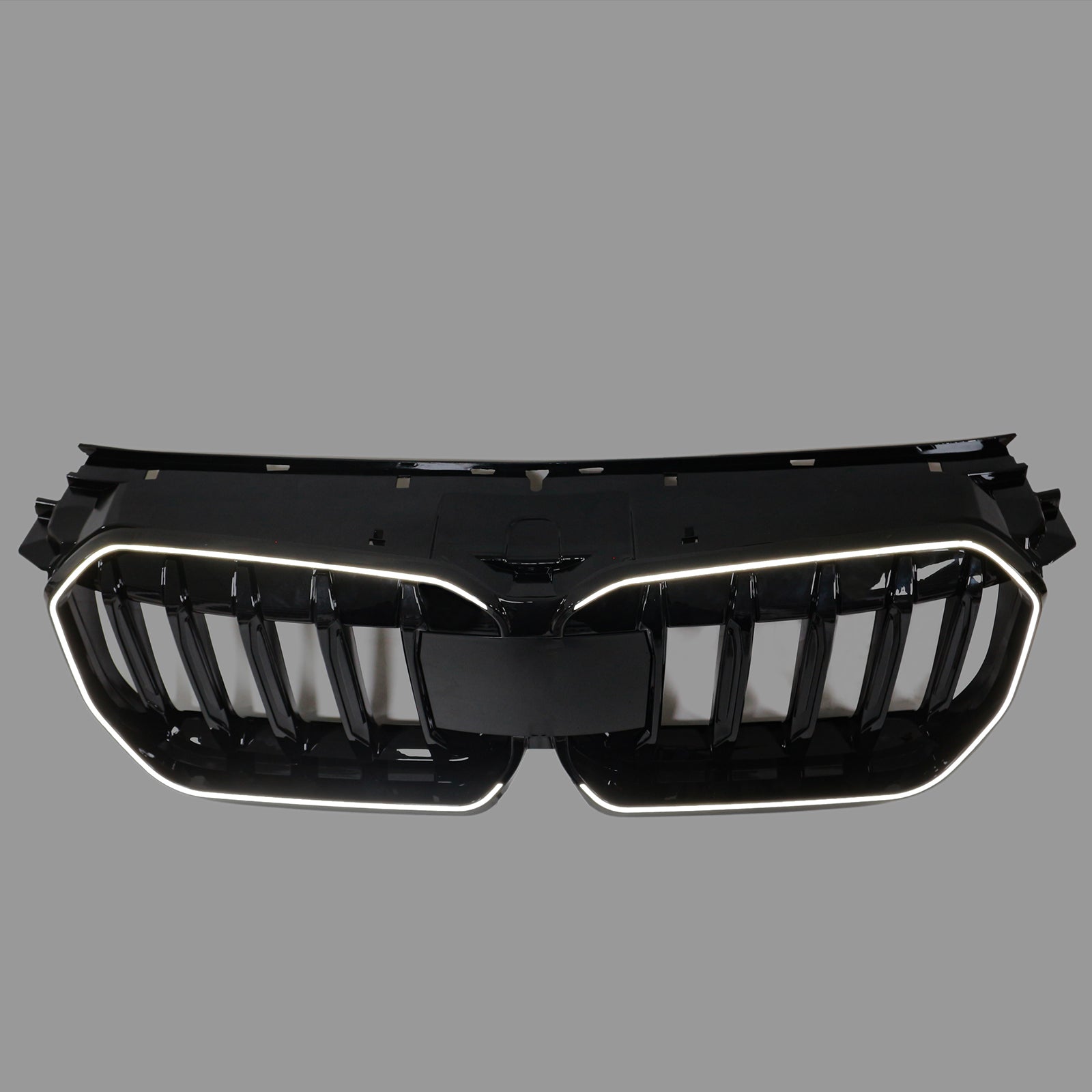2023-2024 BMW X1 U11 U12 Gloss Black Front Bumper Kidney Grille — Large Set