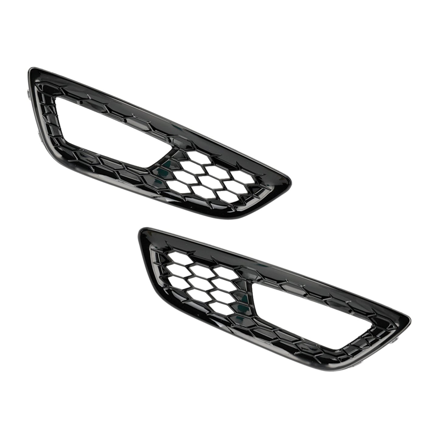 2015-2018 Ford Focus 2PCS Front Bumper Fog Light Lamp Cover Bezel Grille F1EZ15266D F1EZ15266G