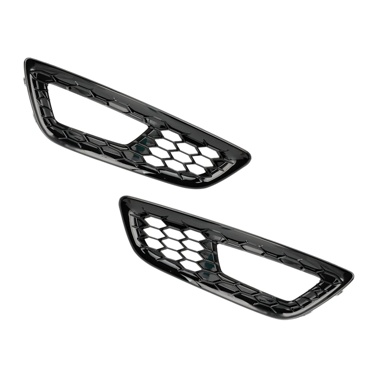 2015-2018 Ford Focus 2PCS Front Bumper Fog Light Lamp Cover Bezel Grille F1EZ15266D F1EZ15266G