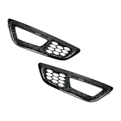 2015-2018 Ford Focus 2PCS Front Bumper Fog Light Lamp Cover Bezel Grille F1EZ15266D F1EZ15266G