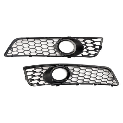 2009-2013 Audi A3 8P Standard Version Honeycomb Front Bumper Fog Light Grill Cover