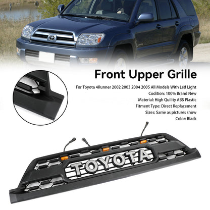 2002-2005 Toyota 4Runner All Models TRD PRO Style W/Led Light Front Bumper Grill