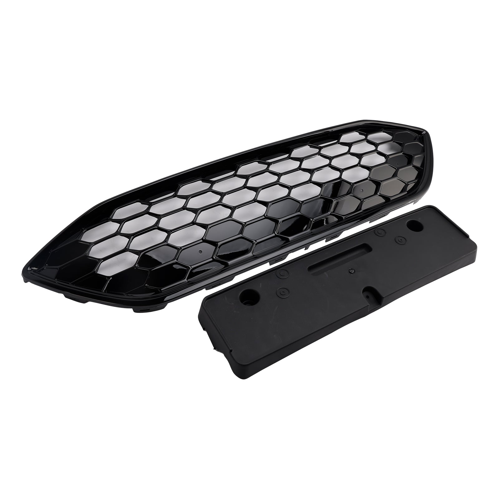 Gloss Black Front Bumper Grille Grill Fit Ford Focus ST + ST Line MK4 2018-2021