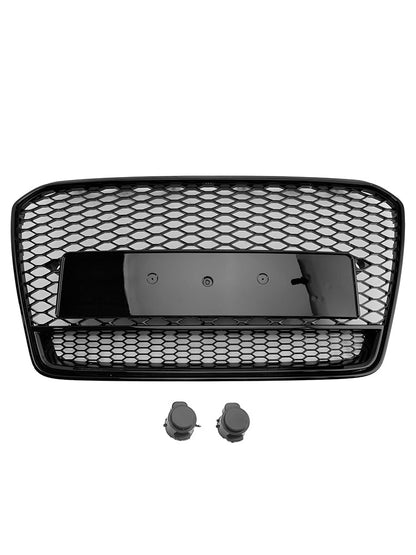 2013-2016 Audi A5 S5 B8.5 RS5 Style Honeycomb Front Bumper Grille (Black)