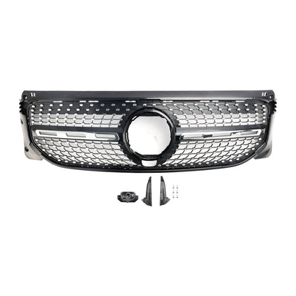 2020-2023 Mercedes-Benz GLB-Class X247 Diamond Front Bumper Grille