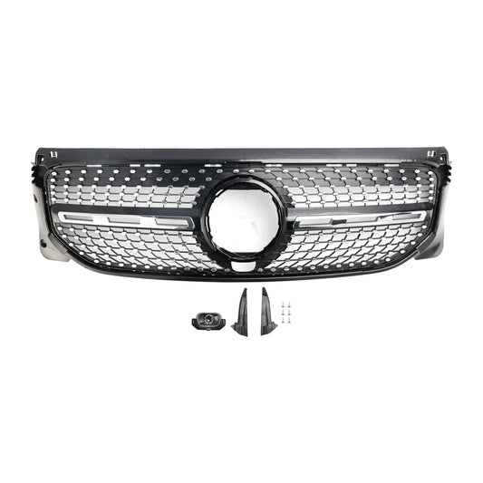2020-2023 Mercedes-Benz GLB-Class X247 Diamond Front Bumper Grille