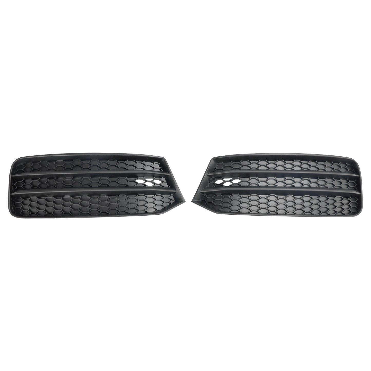 2015-2018 Audi A1 8X Front Bumper Fog Light Cover Grille — Pair (8XA807681B / 8XA807682B)