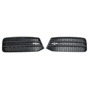 2015-2018 Audi A1 8X Front Bumper Fog Light Cover Grille — Pair (8XA807681B / 8XA807682B)