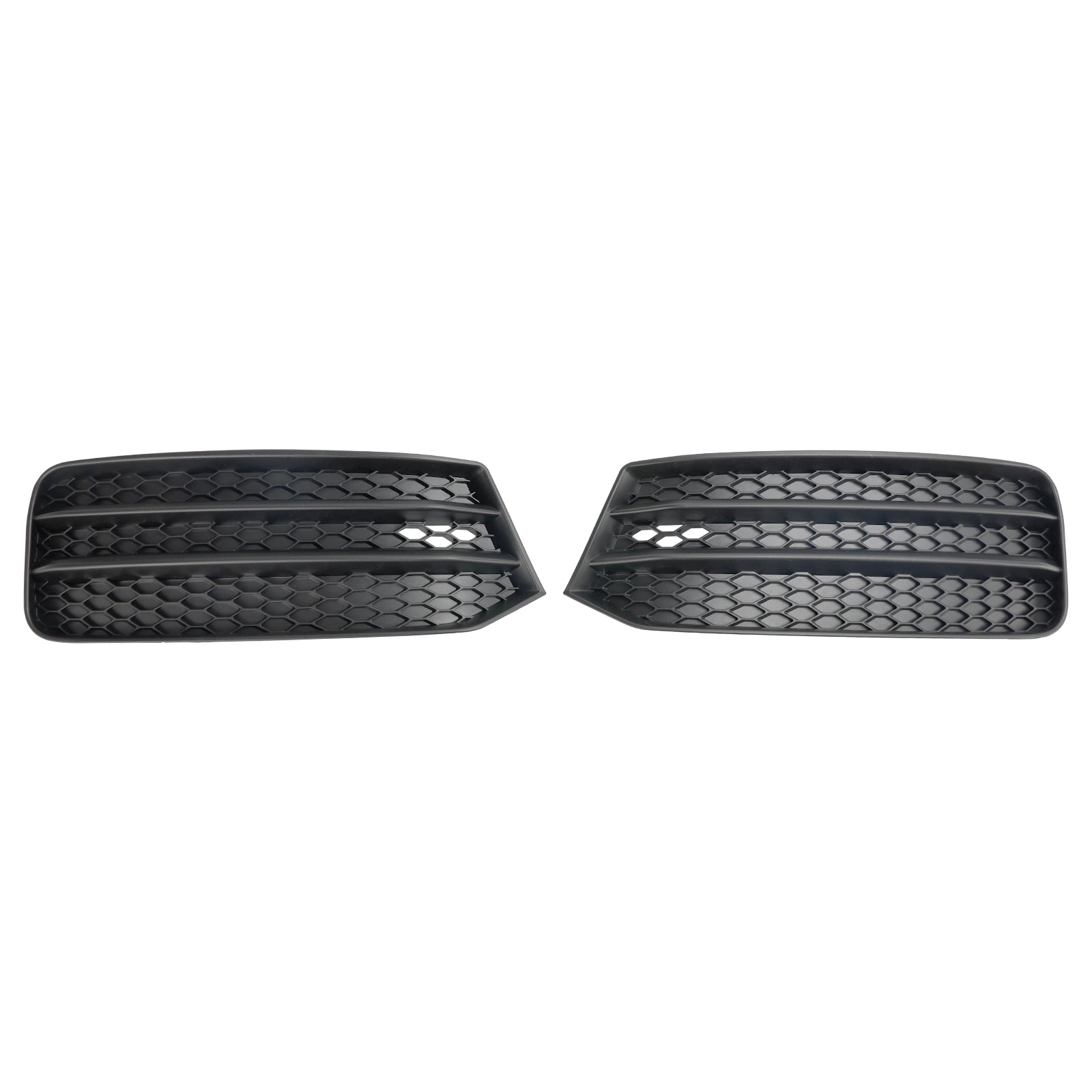 2015-2018 Audi A1 8X Front Bumper Fog Light Cover Grille — Pair (8XA807681B / 8XA807682B)