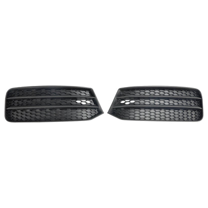 2015-2018 Audi A1 8X Front Bumper Fog Light Cover Grille — Pair (8XA807681B / 8XA807682B)