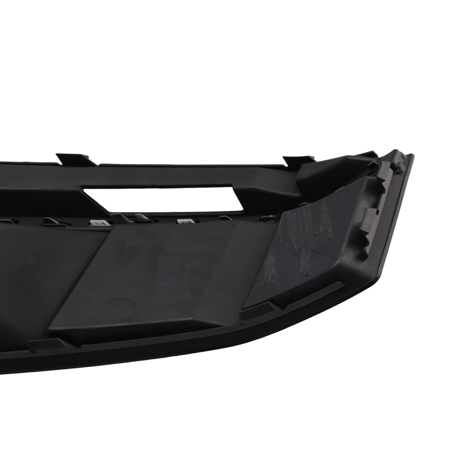 2016-2019 Audi A4 B9 S4 Black Front Bumper Fog Light Grille — Pair