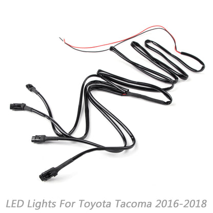 4PCS LED Lights Fit 2016-2020 Toyota Tacoma PT228-35170 Front Bumper Hood Grill