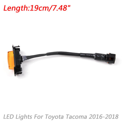 4PCS LED Lights Fit 2016-2020 Toyota Tacoma PT228-35170 Front Bumper Hood Grill