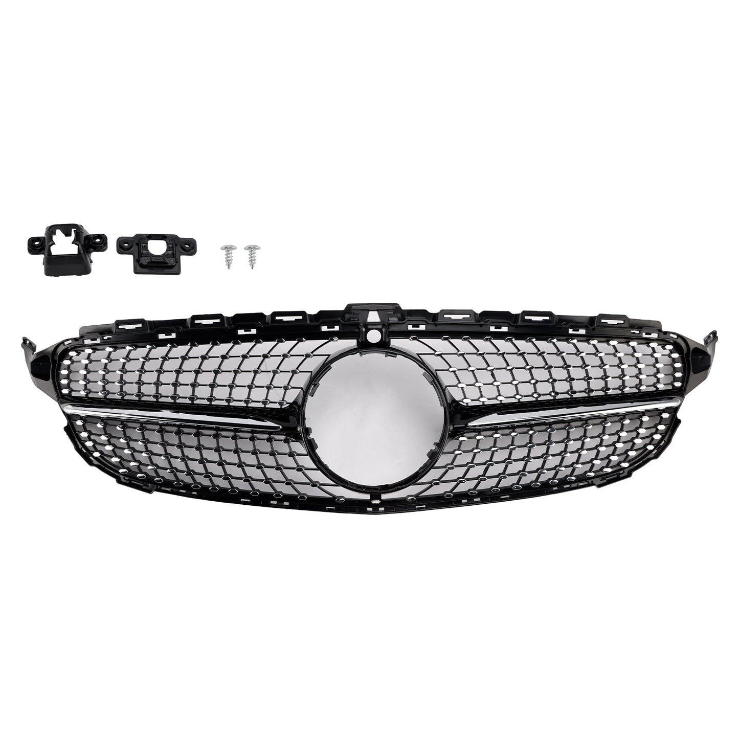 2015-2018 Mercedes-Benz C-Class W205 C250 C300 C400 Diamond Front Grille