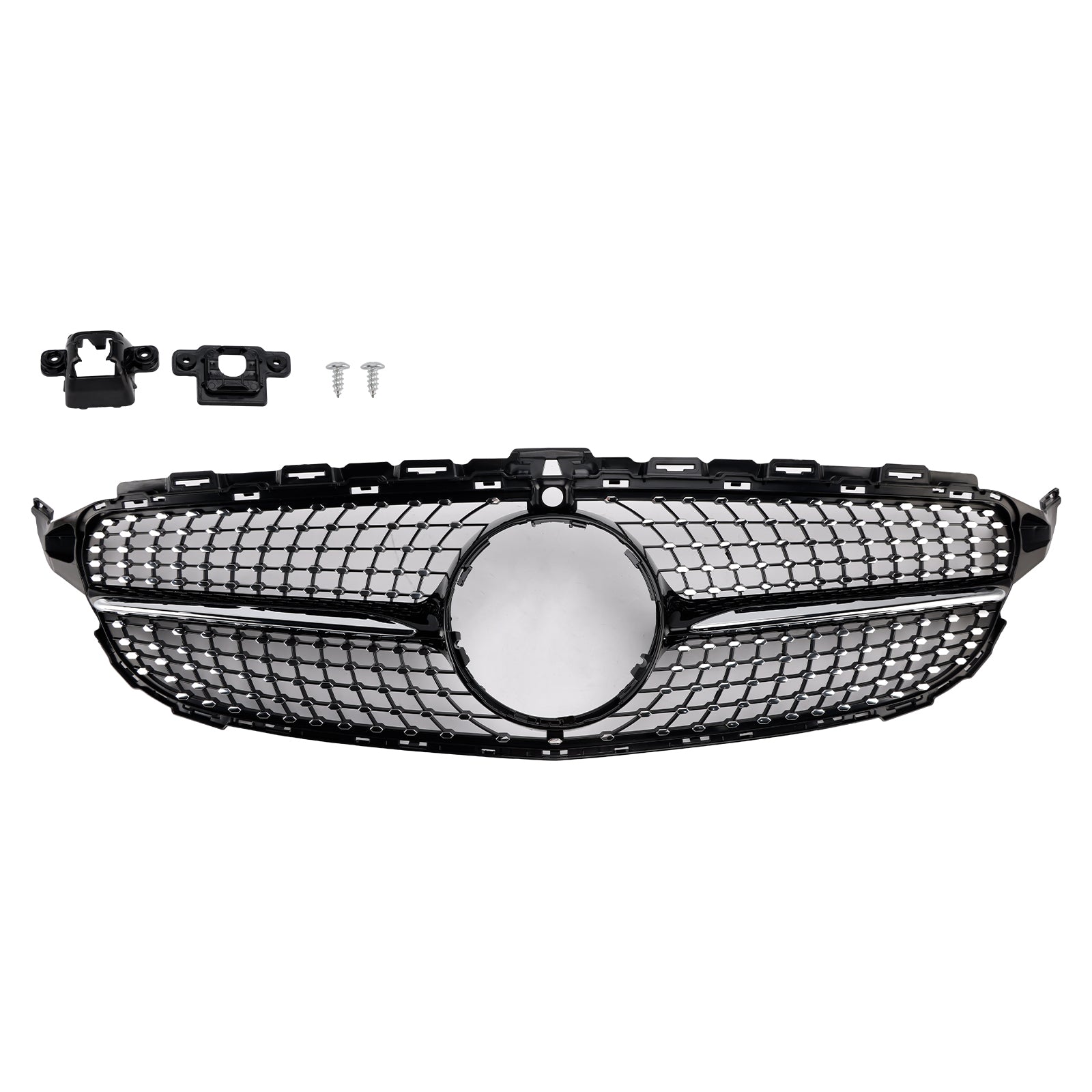 2015-2018 Mercedes-Benz C-Class W205 C250 C300 C400 Diamond Front Grille