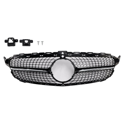 2015-2018 Mercedes-Benz C-Class W205 C250 C300 C400 Diamond Front Grille