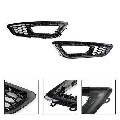 2015-2017 Ford Focus Pair Front Bumper Fog Light Lamp Cover Bezel Grill F1EZ15200A F1EZ15201A