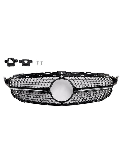 2015-2018 Mercedes-Benz C-Class W205 C250 C300 C400 Diamond Front Grille