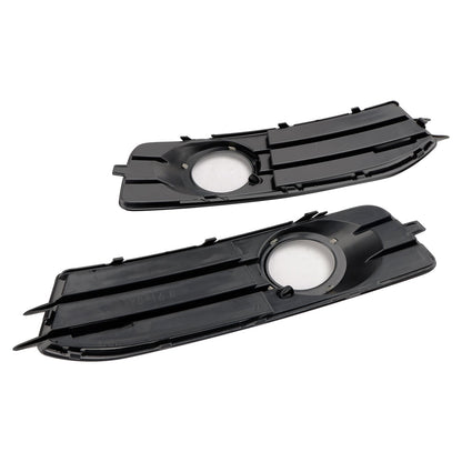 2009-2012 Audi A3 8P S-Line Front Lower Bumper Grille Fog Light Cover — Pair (8P0807682 / 8P0807681)