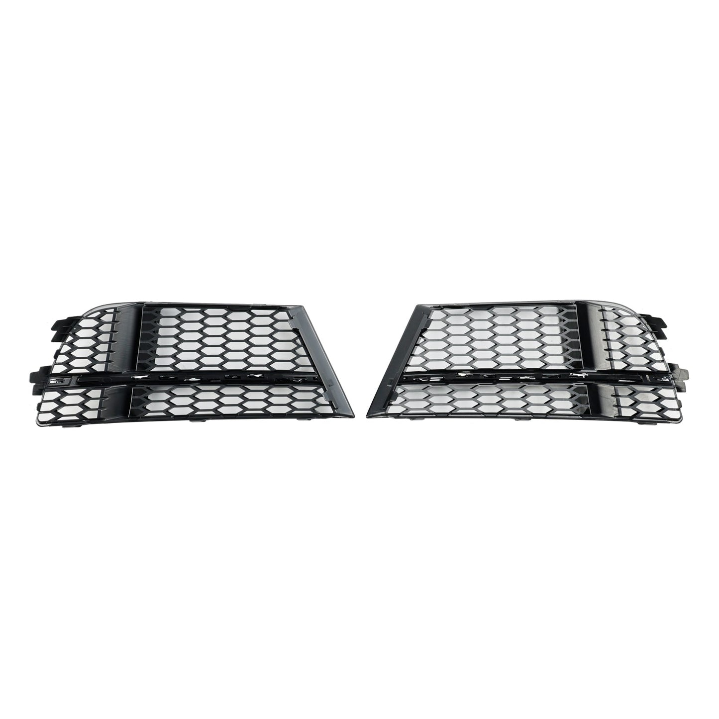 2017-2019 Audi A3 S-Line 8V Front Fog Light Cover Bezel Grill — Pair (8V3807681AE / 8V3807682Q)