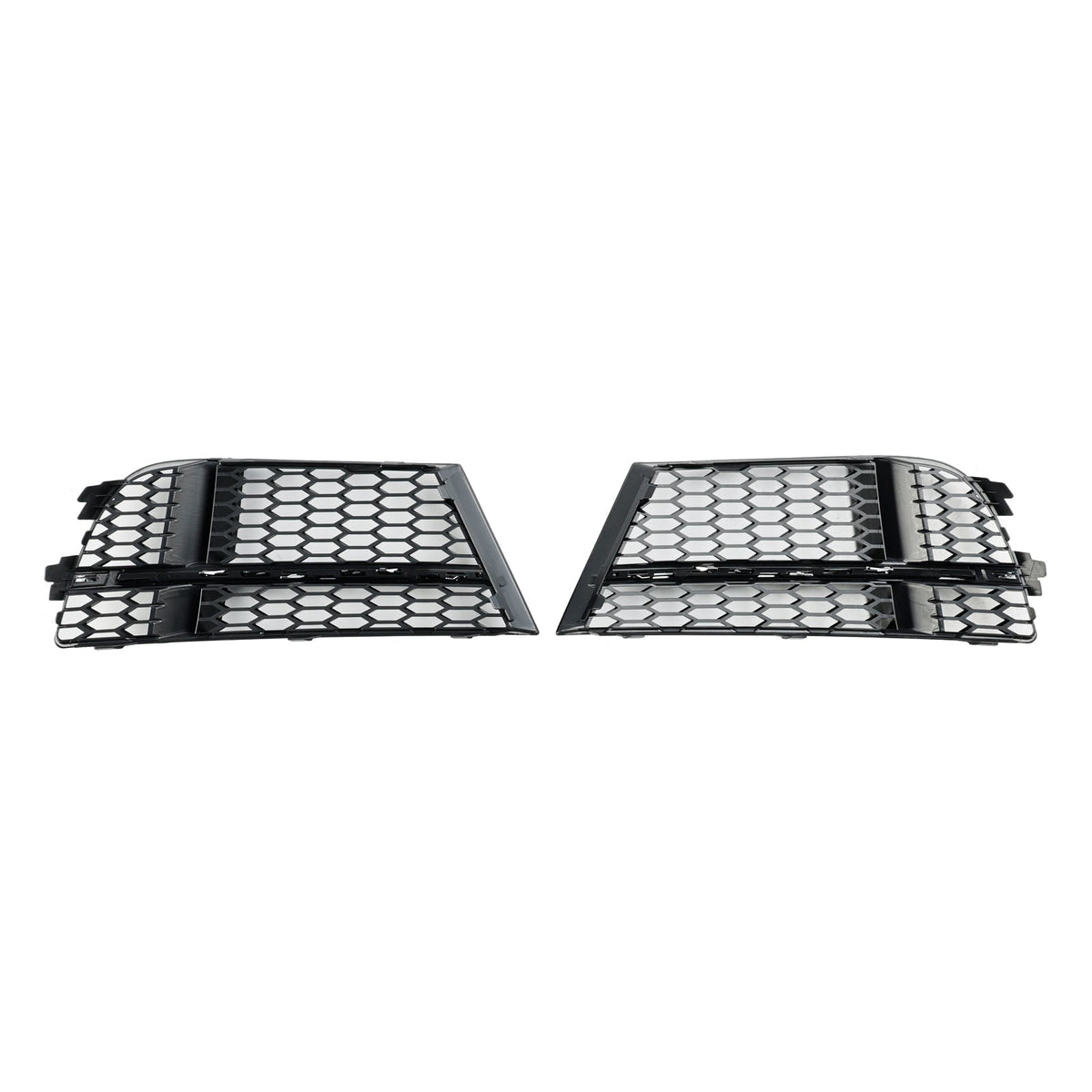 2017-2019 Audi A3 S-Line 8V Front Fog Light Cover Bezel Grill — Pair (8V3807681AE / 8V3807682Q)