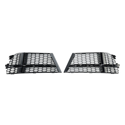 2017-2019 Audi A3 S-Line 8V Front Fog Light Cover Bezel Grill — Pair (8V3807681AE / 8V3807682Q)