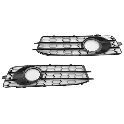 2009-2012 Audi A3 8P S-Line Honeycomb Front Bumper Fog Light Grille Cover (8P0807682)