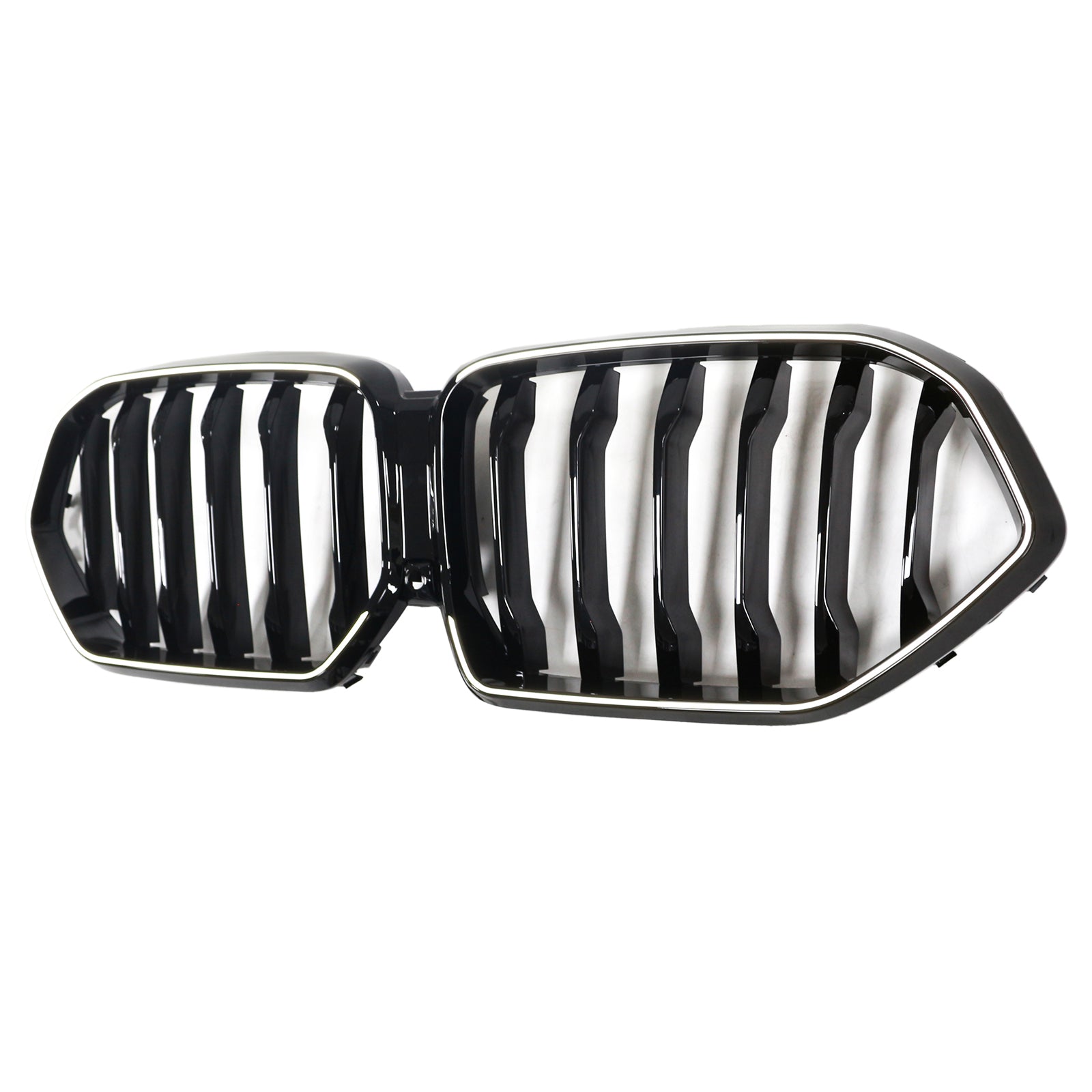 2023-2025 BMW X6 G06 M60i Black Front Bumper Grille with Camera Hole