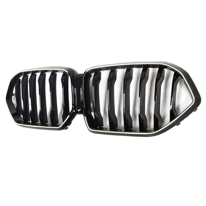 2023-2025 BMW X6 G06 M60i Black Front Bumper Grille with Camera Hole