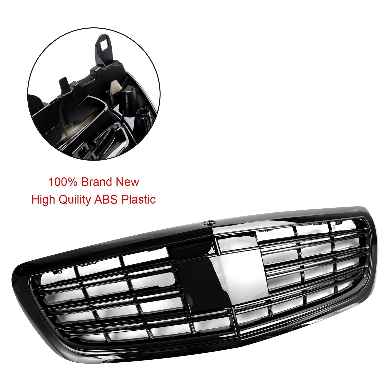2014-2020 Mercedes-Benz S-Class W222 S400 S450 S500 S550 S560 Front Upper Grille