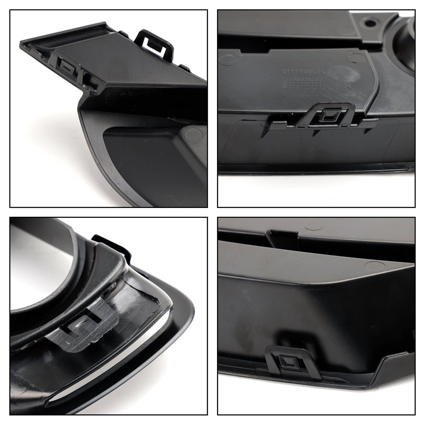 2013-2015 BMW 3 Series F31 Front Bumper Fog Light Grille Cover — Pair (51117300739 / 51117300740)