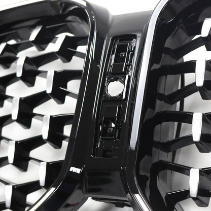 2022-2025 BMW X3 G01 X4 G02 Diamond Chrome Front Bumper Kidney Grille