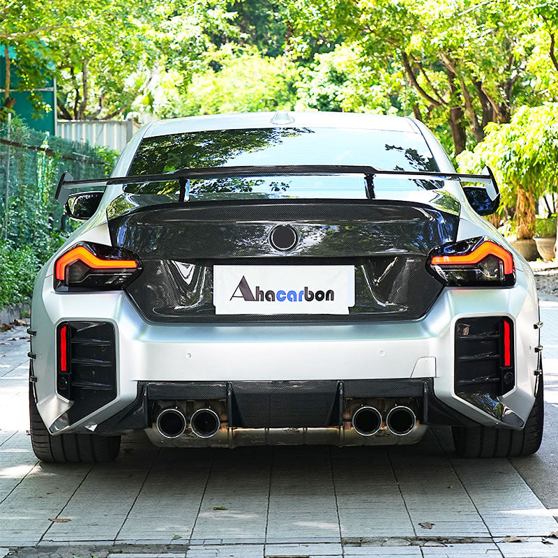Carbon Fiber Rear Bumper Splitters for BMW M2 G87 2023+