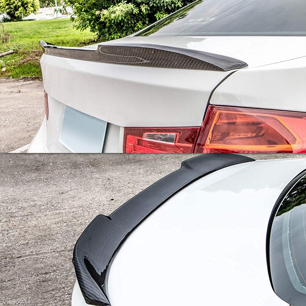 AeroBon CF Trunk Spoiler BMW 3 Series F30 / M3 F80 (2013-2018) CS - close-up detail