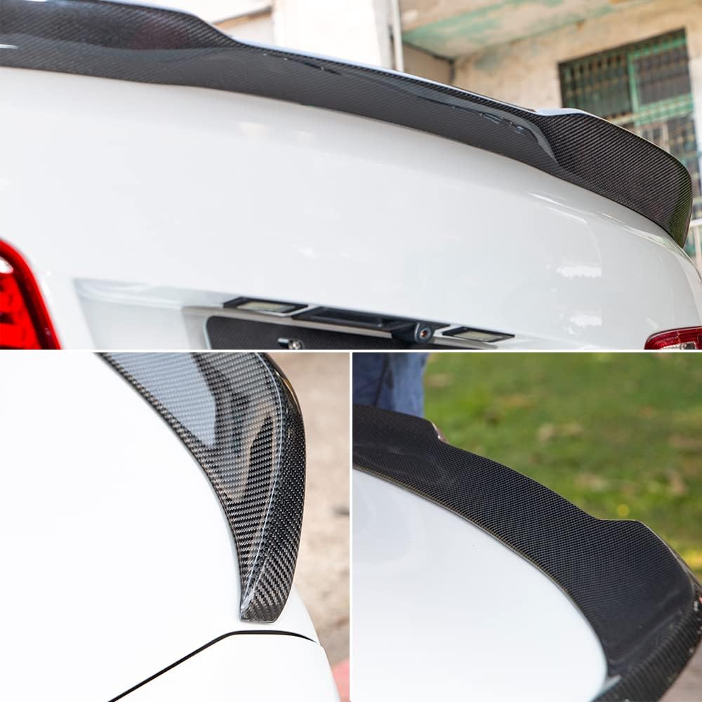 AeroBon CF Trunk Spoiler BMW 3 Series F30 / M3 F80 (2013-2018) CP - close-up detail