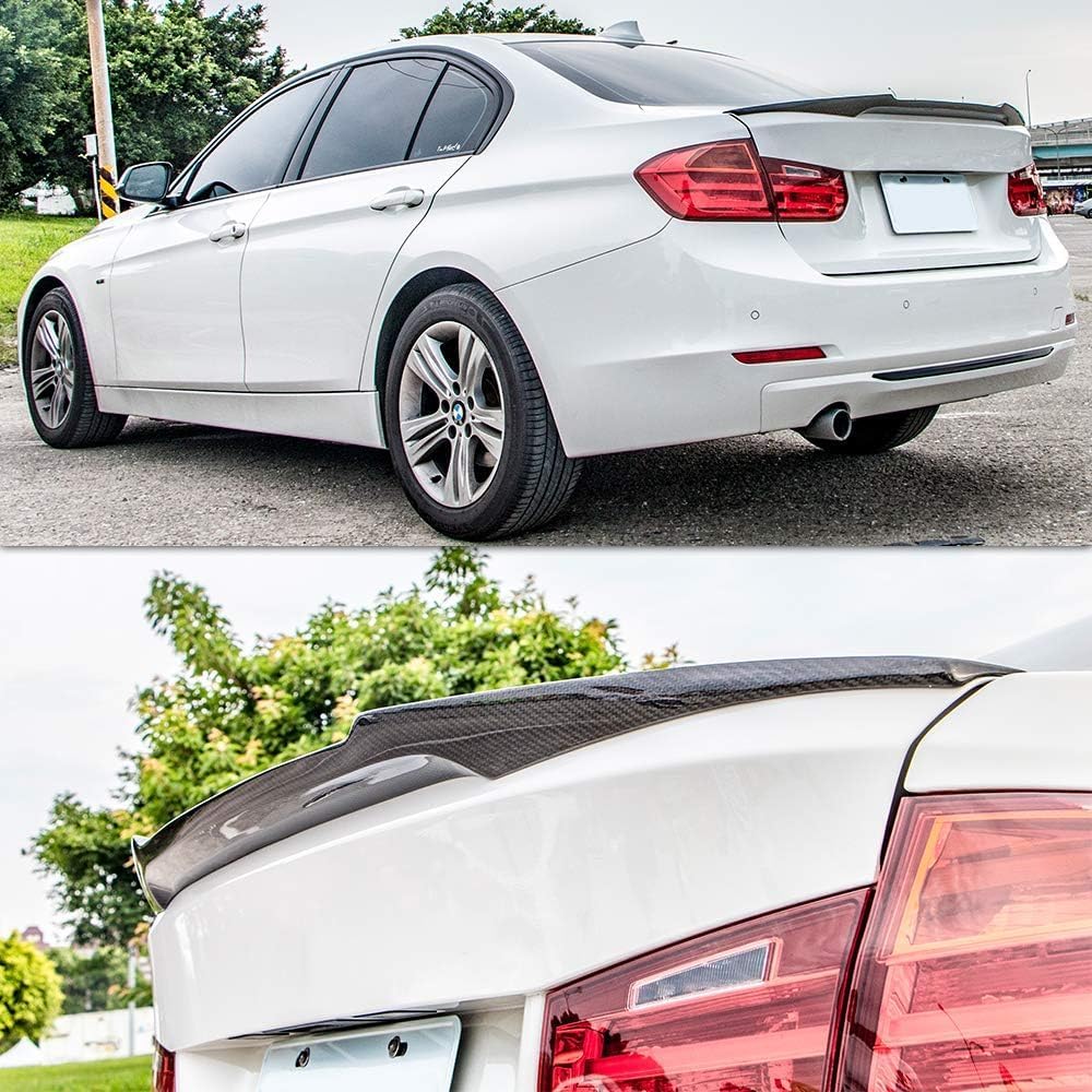AeroBon CF Trunk Spoiler BMW 3 Series F30 / M3 F80 (2013-2018) MV - close-up detail