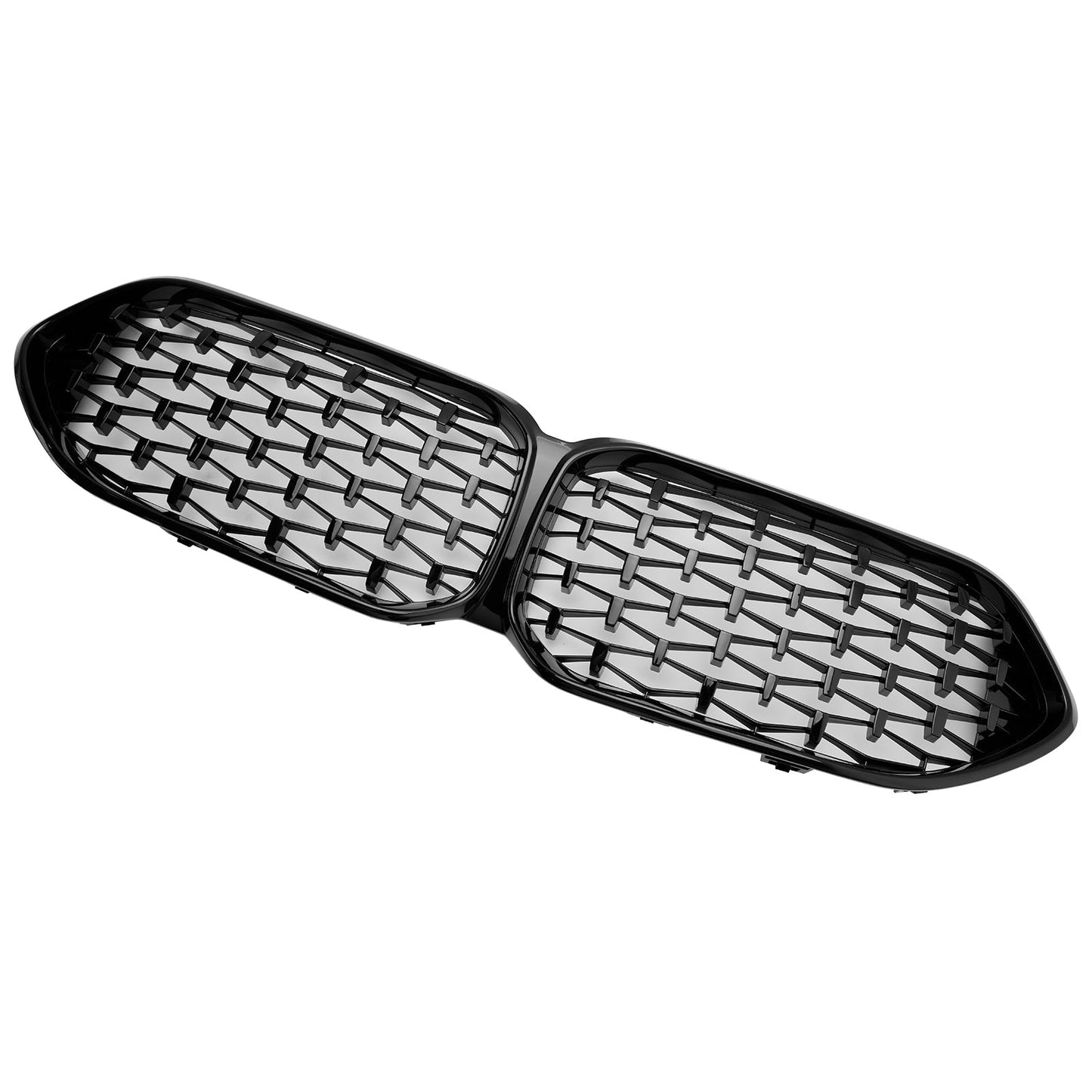2020-2023 BMW 2 Series F44 Coupe M Diamond Gloss Black Front Kidney Grille (51135A39378)