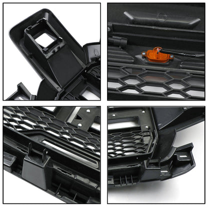 F150 2018-2020 Raptor Style Honeycomb Grill With Amber LED Grille Replacement Kit