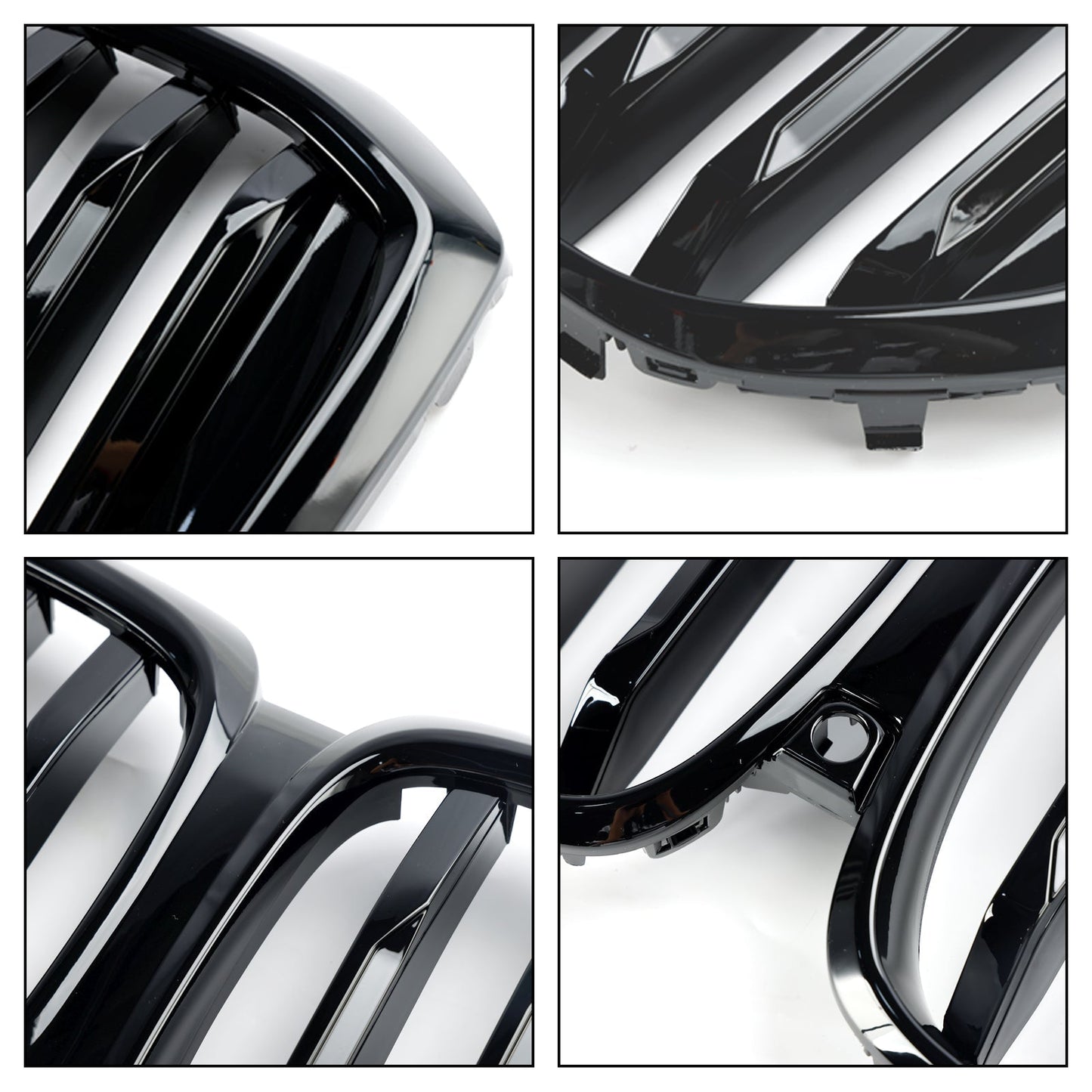 2024+ BMW X5 G05 LCI Gloss Black Front Bumper Kidney Grille