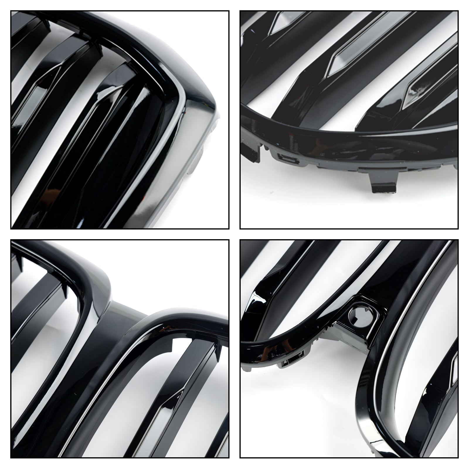 2024+ BMW X5 G05 LCI Gloss Black Front Bumper Kidney Grille
