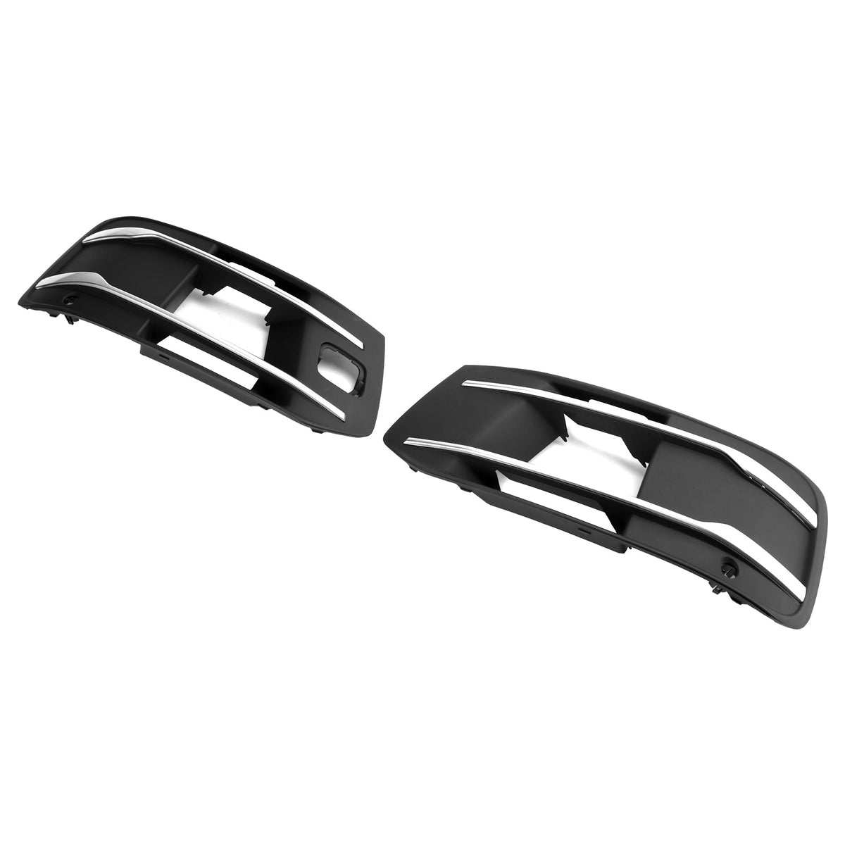 2016-2019 Audi Q7 Front Bumper Fog Light Grille Bezel Insert (4M0807682T4W3 / 4M0807682AAEFA)