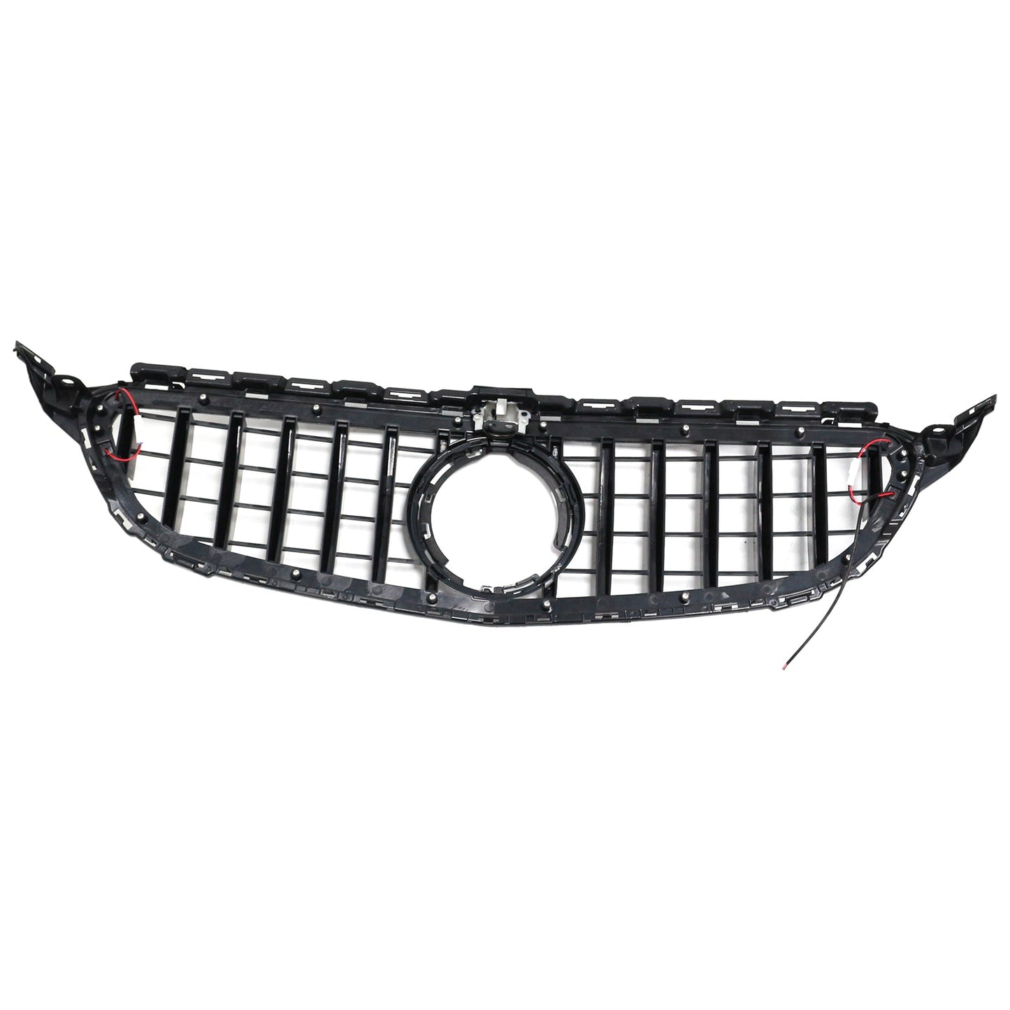 2015-2021 Mercedes-Benz C-Class W205 C200 C250 C300 C350 Black Front Bumper Grille with LED