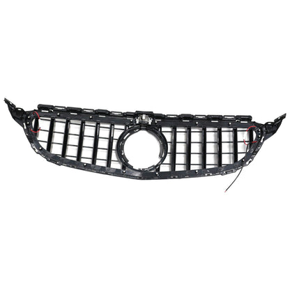 2015-2021 Mercedes-Benz C-Class W205 C200 C250 C300 C350 Black Front Bumper Grille with LED