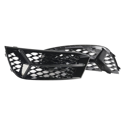 2017-2020 Audi A3 Front Bumper Grill Fog Light Cover Lamp Frame Trim
