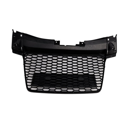 2006-2014 Audi TT TTS Gloss Black RS Style Front Honeycomb Grille