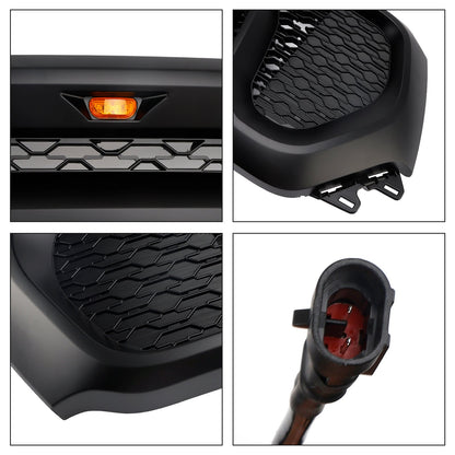 2019-2024 Dodge Ram 1500 Black Front Honeycomb Upper Hood Grille