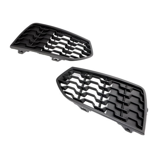 2012-2017 BMW 2 Series F22 M Sport Front Bumper Fog Light Grille — Pair (51118056797 / 51118056798)