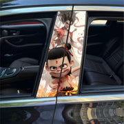 Universal Car Center B Pillar Sticker - Nezha's Demon Child's Rebellion in the Sea Series - OMOTOR