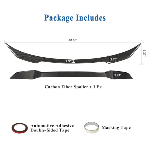 AeroBon CF Trunk Spoiler BMW 2 Series G42 / M2 G87 (2022-2026) GC - product detail view